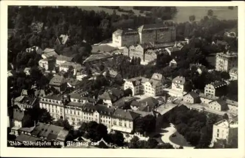Ak Bad Wörishofen im Unterallgäu, Flugzeugaufnahme