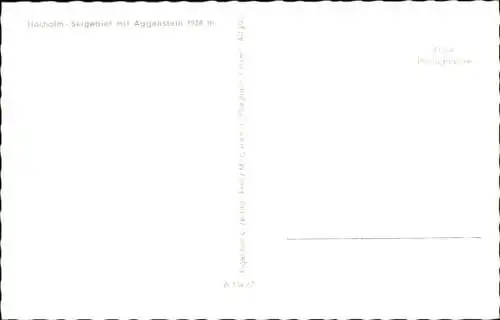 Ak Pfronten im Allgäu, Aggenstein, Hochalm-Skigebiet