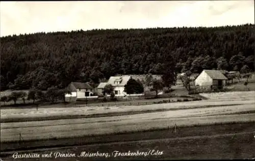 Ak Meiserburg Frankenberg an der Eder Hessen, Gaststätte Meiserburg