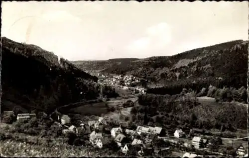 Ak Unterreichenbach im Schwarzwald, Panorama, Nagoldtal