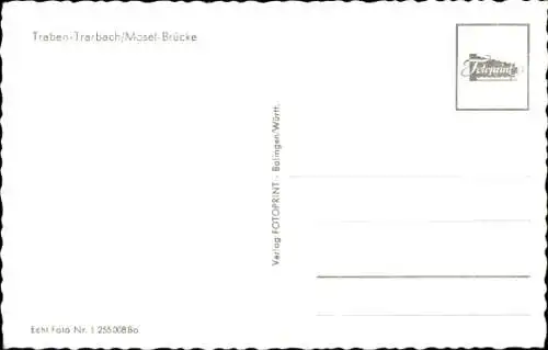 Ak Traben Trarbach an der Mosel, Moselbrücke