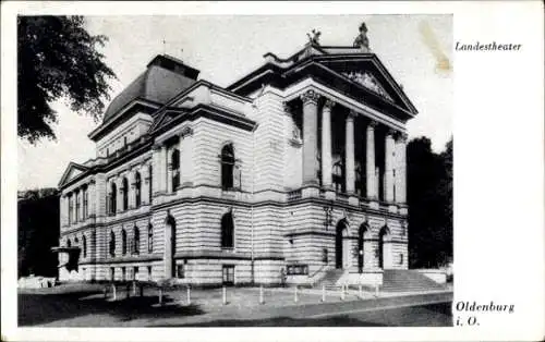 Ak Oldenburg im Großherzogtum Oldenburg, Landestheater