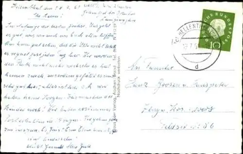 Ak Hellenthal in der Eifel, Teilansicht