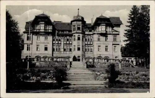 Ak Schierke Wernigerode im Harz, Ferienheim Franz Mehring