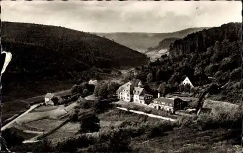 Ak Elmstein in der Pfalz, Ferienheim der Naturfreunde, Panorama