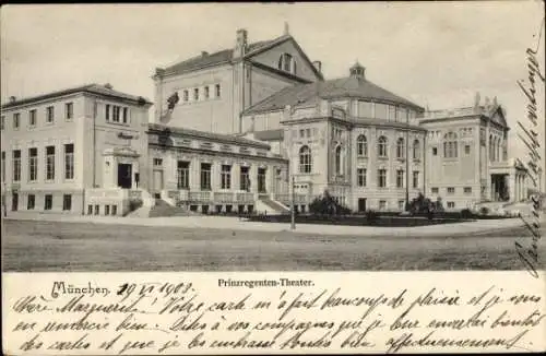 Ak München, Prinzregenten-Theater