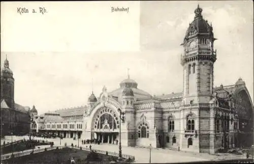 Ak Köln am Rhein, Bahnhof