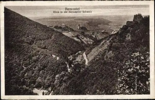 Ak Bernkastel Kues an der Mosel, Bernkastler Schweiz, Panorama