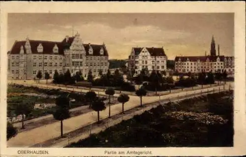 Ak Oberhausen Rhein, Amtsgericht