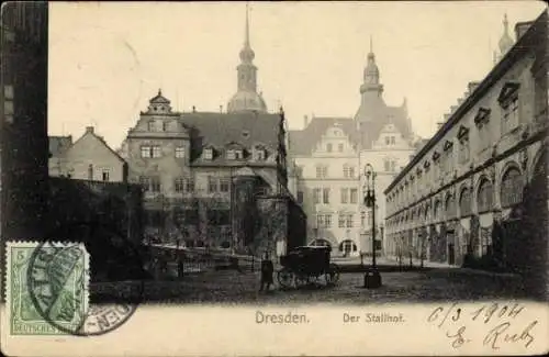 Ak Dresden Altstadt, Stallhof