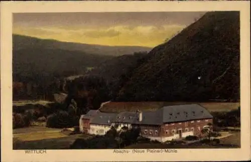 Ak Wittlich in der Eifel, Abachsmühle, Neue Pleiner-Mühle