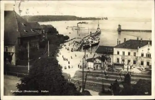 Ak Konstanz am Bodensee, Hafen