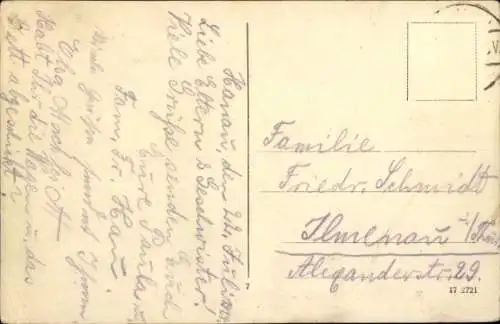 Ak Hanau am Main, Kinzigbrücke