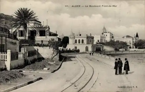 Ak Algier Algier Algerien, Boulevard Front de Mer