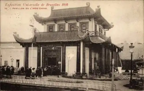 Ak Brüssel Belgien, Pavillon von Indochina