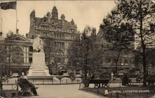 Ak London City England, Leicester Square