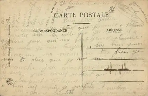 Ak Pontarlier-Doubs, Grande Rue