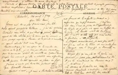 Ak Pontarlier-Doubs, Grande Rue im Winter