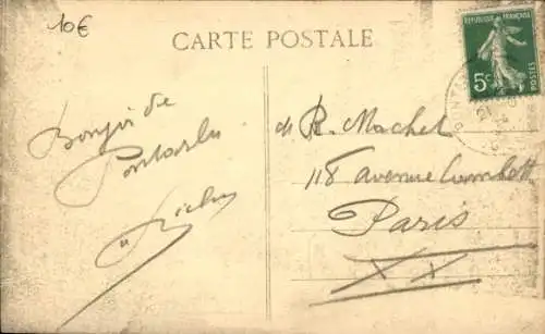 Ak Pontarlier-Doubs, Grande Rue