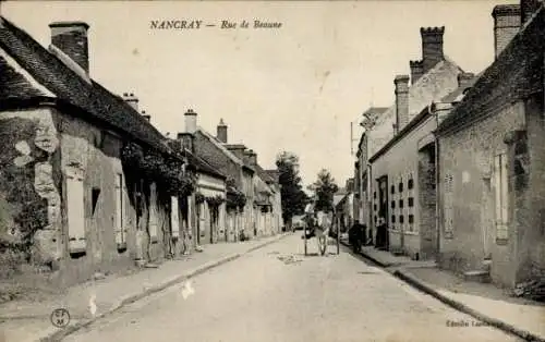 Ak Nancray Doubs, Rue de Beaune