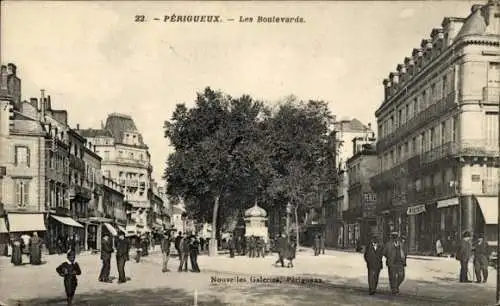 Ak Périgueux Nouvelle-Aquitaine Dordogne, Boulevards