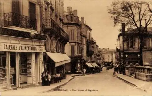 Ak Bergerac-Dordogne, Rue Neuve d’Argenson