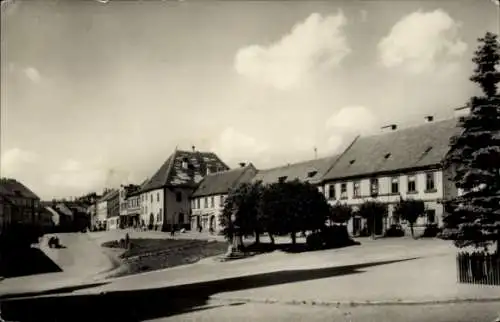 Ak Náměšť nad Oslavou Namiest Namiescht Namiest an der Oslawa Region Hochland, Platz