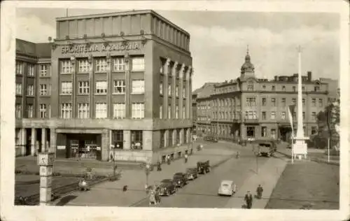 Ak Moravská Ostrava Mährisch Ostrau Region Mährisch Schlesien, Namesti Dr. E. Benese