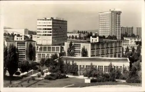 Ak Zlín Gottwaldov in Mähren Region Zlin, Gesamtansicht, Hochhäuser