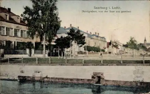 Ak Sarrebourg Sarrebourg Lothringen Mosel, Nordgraben