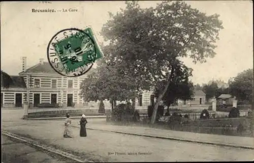 Ak Bressuire Deux Sèvres, Gare