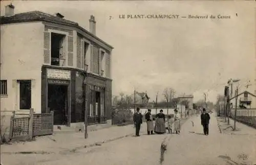 Ak Le Plant Champigny sur Marne Val de Marne, Boulevard du Centre