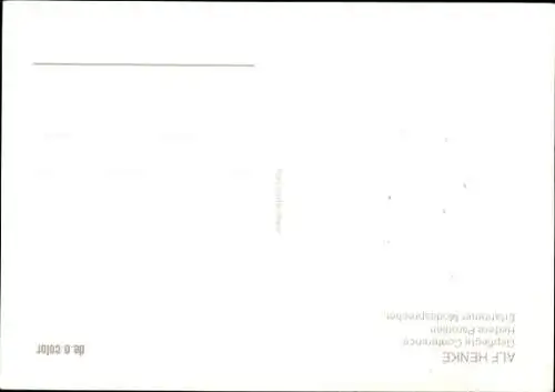 Ak Schauspieler Alf Henke, Portrait, Autogramm