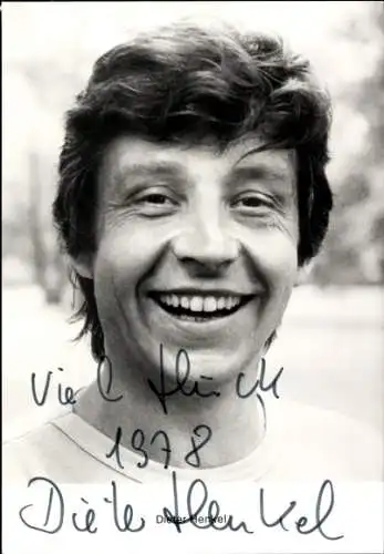 Ak Schauspieler Dieter Henkel, Portrait, Autogramm