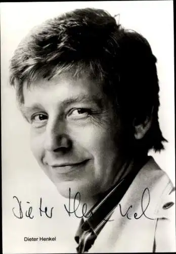 Ak Schauspieler Dieter Henkel, Portrait, Autogramm