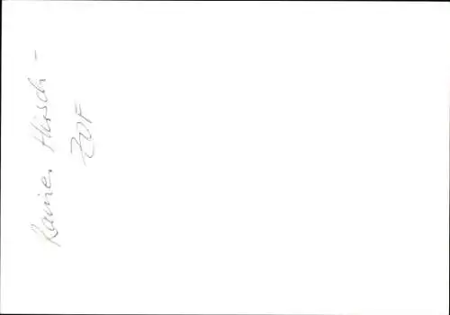 Ak Schauspieler Rainer Hirsch, Portrait, Autogramm