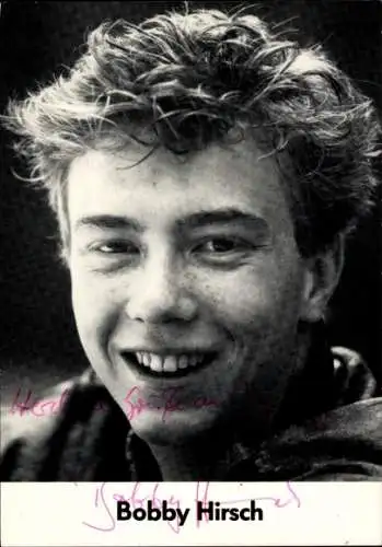 Ak Schauspieler Bobby Hirsch, Portrait, Autogramm