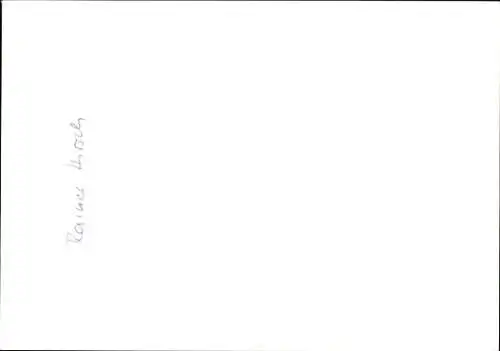 Ak Schauspieler Rainer Hirsch, Portrait, Autogramm