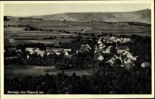 Ak Blumegg Stühlingen im Schwarzwald, Fliegeraufnahme