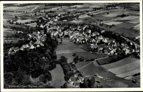 Ak Brettenfeld Rot am See Württemberg, Fliegeraufnahme