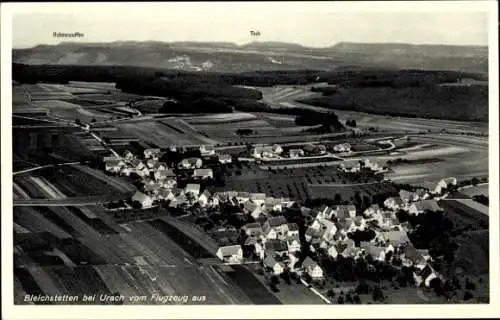 Ak Gächingen Sankt Johann auf der Schwäbischen Alb, Fliegeraufnahme