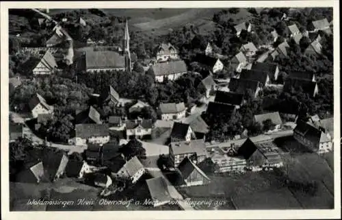 Ak Waldmössingen Schramberg im Schwarzwald, Fliegeraufnahme