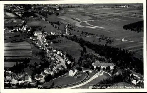 Ak Bühlingen Rottweil am Neckar, Fliegeraufnahme