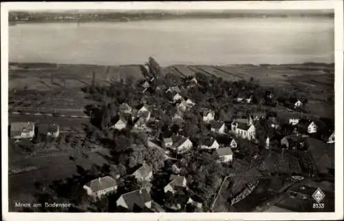 Ak Moos am Bodensee, Fliegeraufnahme