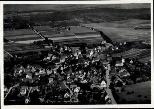 Ak Offingen Uttenweiler in Baden Württemberg, Fliegeraufnahme