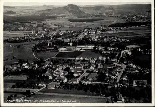 Ak Arlen Rielasingen-Worblingen in Baden, Fliegeraufnahme