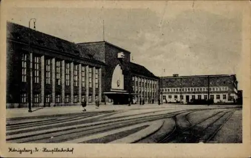 Ak Kaliningrad Königsberg Ostpreußen, Hauptbahnhof