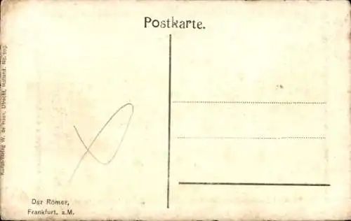 Künstler Ak Matthes, P., Frankfurt am Main, Römer