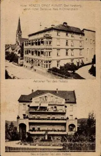 Ak Bad Harzburg in Niedersachsen, Hotel Herzog Ernst August, Bes. M. Ohrenstein