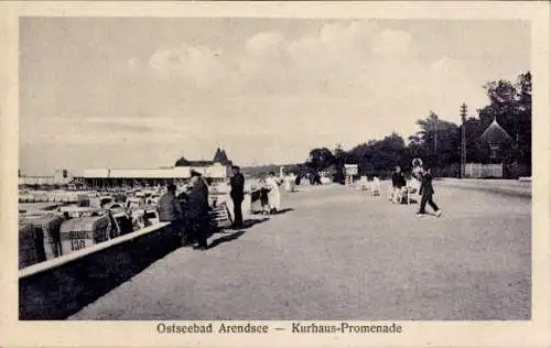 Ak Ostseebad Arendsee Kühlungsborn, Kurhaus-Promenade